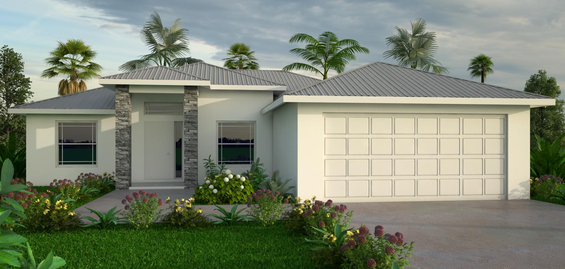 Avantgarde Design Home Builders Florida Pine Island Front View
