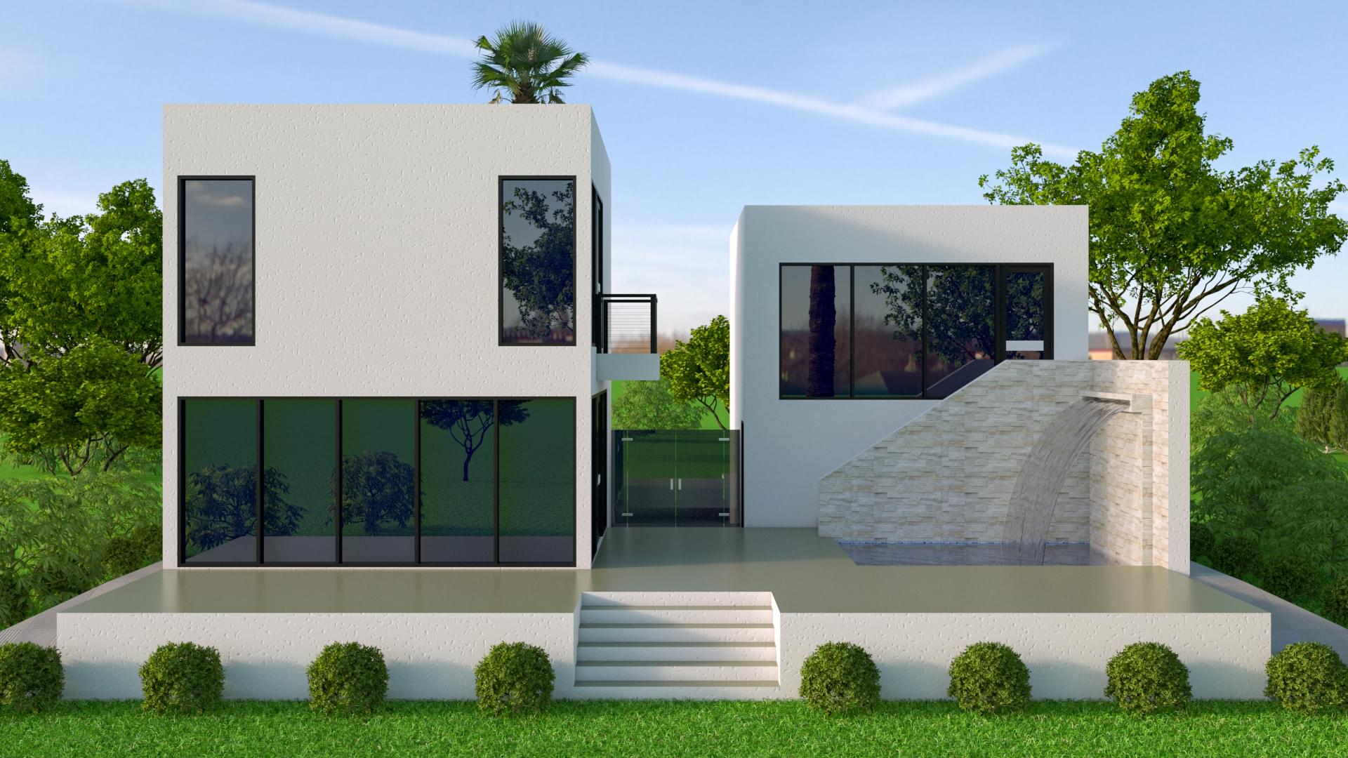 Avantgarde Design Home Builders Florida Saint Lucia Front View