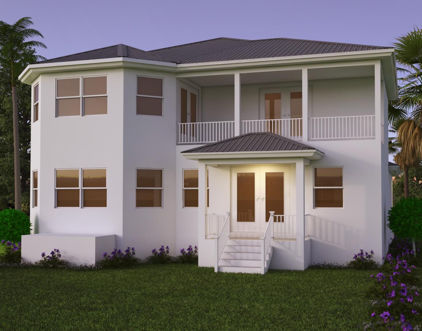 Avantgarde Design Home Builders Florida Saint Lucia Front View